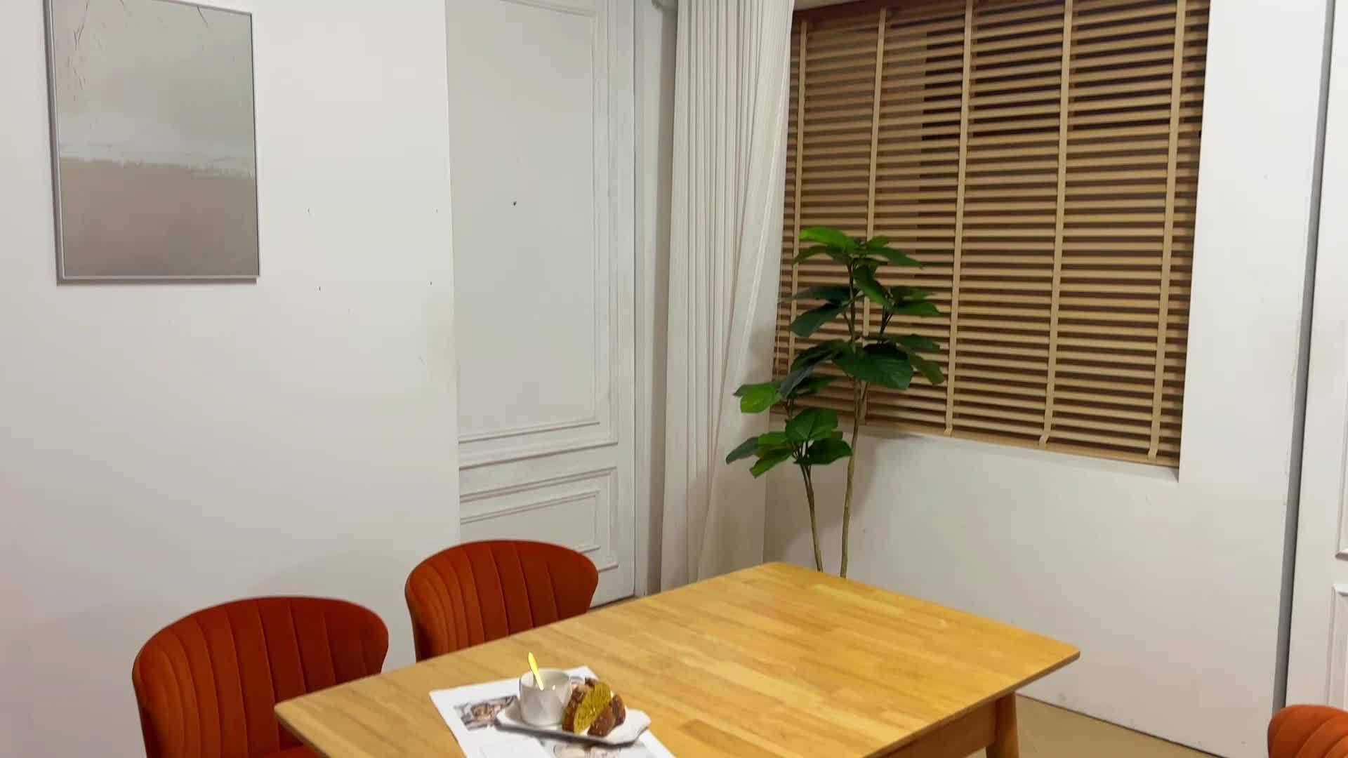 Mojay Modern Dining Chairs Set Of 2, Velvet Vanity Chairs with Golden Metal Legs for Kitchen