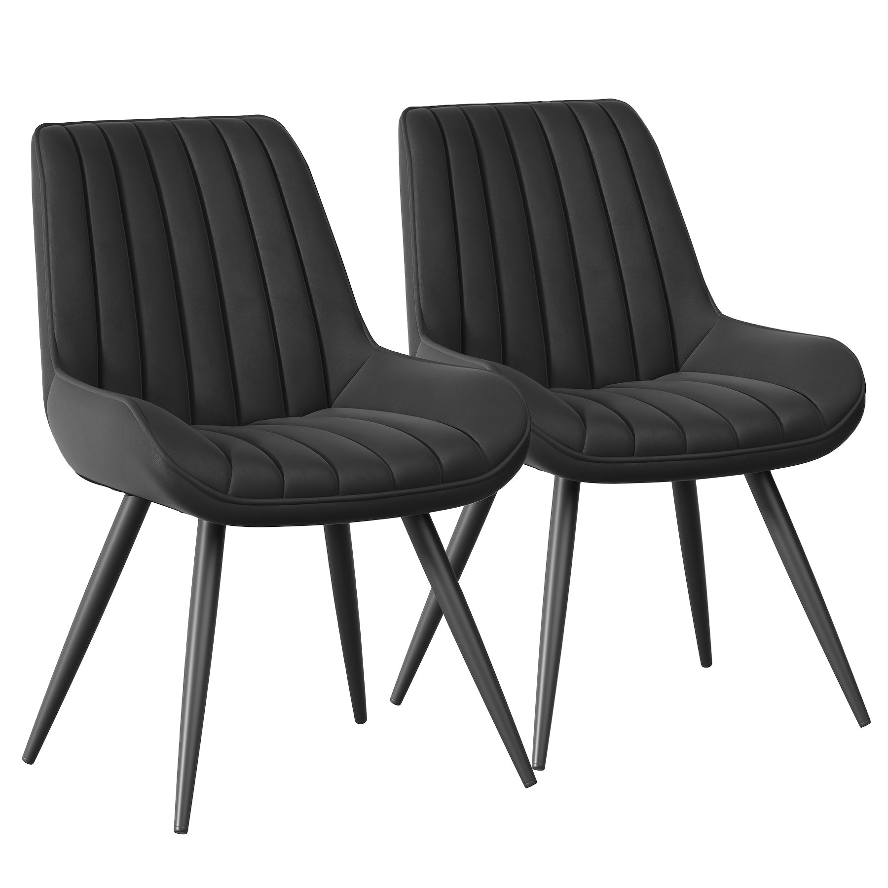 Modern Dining Chairs Set Of 2\u002F4! Comfy Dining Room Chairs Reception Chair with Thick Cushions