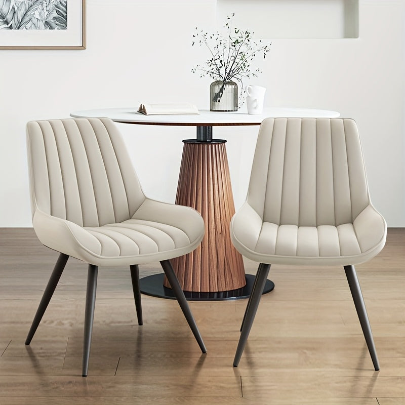 Modern Dining Chairs Set Of 2\u002F4! Comfy Dining Room Chairs Reception Chair with Thick Cushions