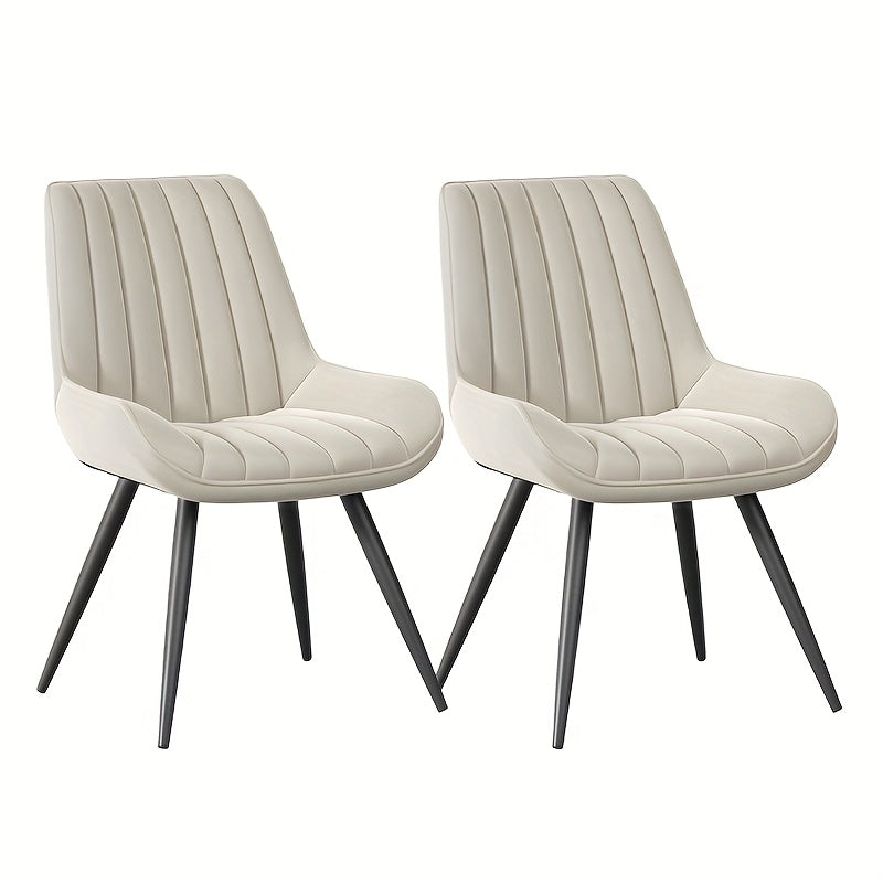 Modern Dining Chairs Set Of 2\u002F4! Comfy Dining Room Chairs Reception Chair with Thick Cushions