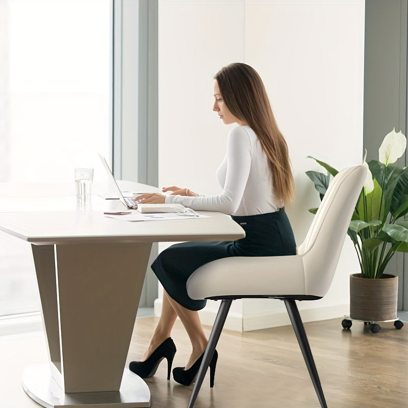 Modern Dining Chairs Set Of 2\u002F4! Comfy Dining Room Chairs Reception Chair with Thick Cushions