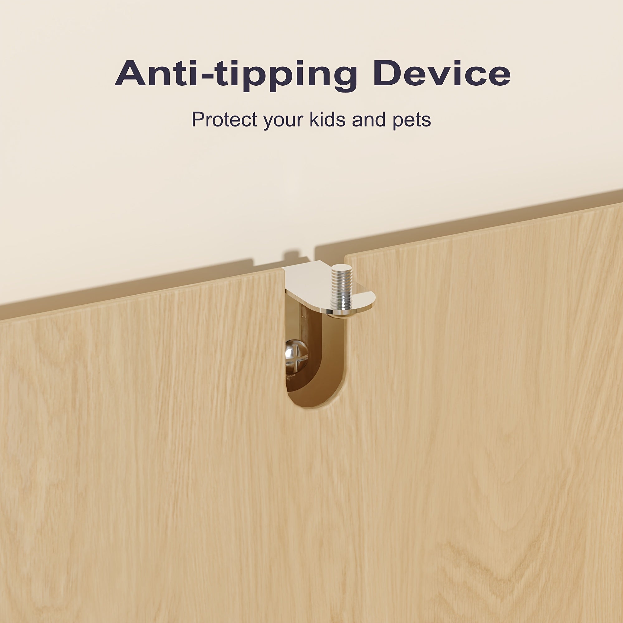 MHOM Rattan Buffet Sideboard Cabinet with Storage, Boho Kitchen Cabinet with Drawer & 2 Doors