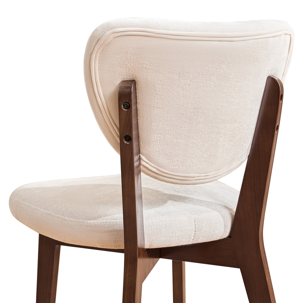 KERDOM Classic Dining Chairs Set Of 4, Armless Farmhouse Style Restaurant Chair Balcony Guest Chair