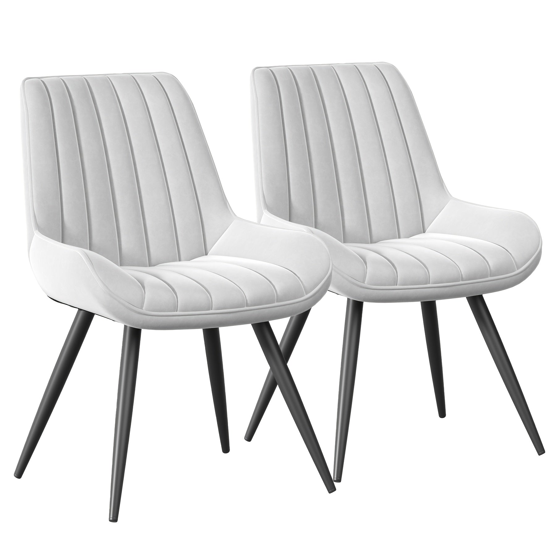 Modern Dining Chairs Set Of 2\u002F4! Comfy Dining Room Chairs Reception Chair with Thick Cushions